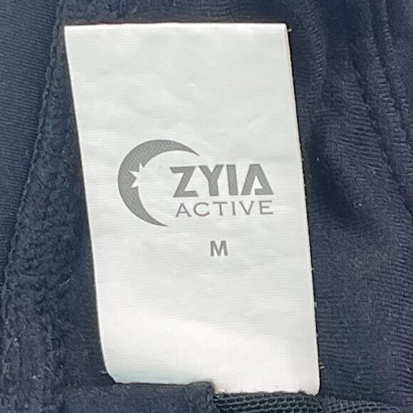 ZYIA Active Black Adjustable Mesh Sports Bra Size M 34A-36C - Picture 9 of 11